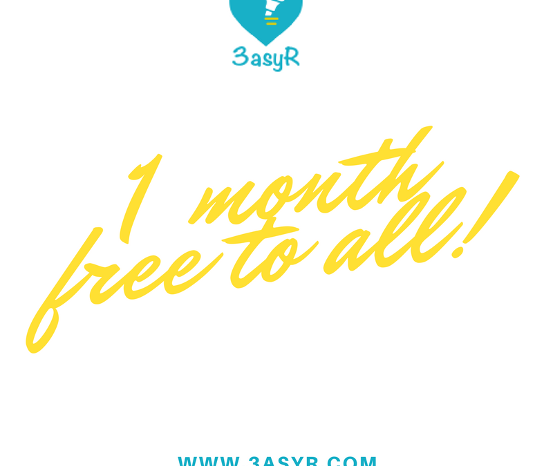 One month free to all!